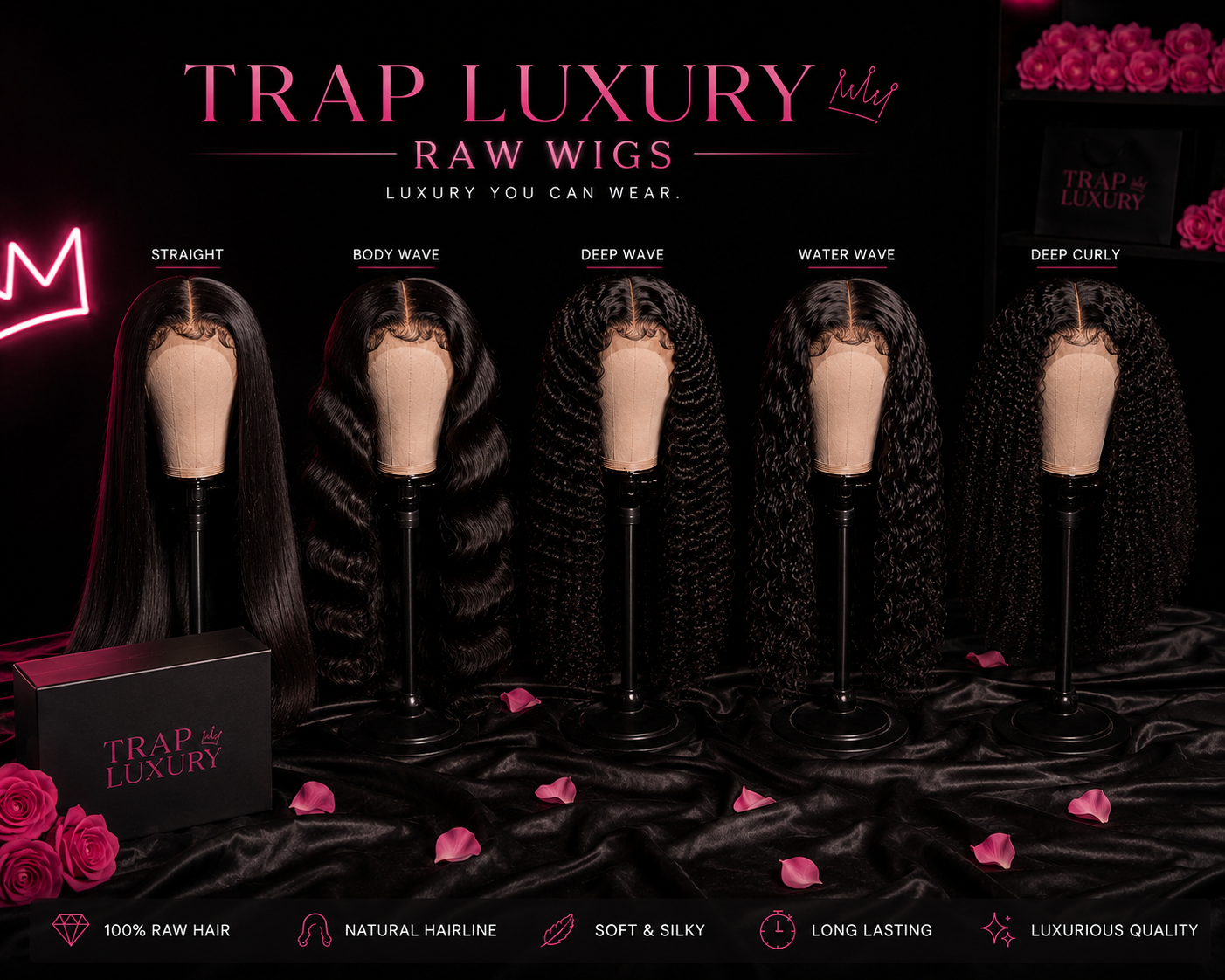 TRAP LUXURY RAW WIGS